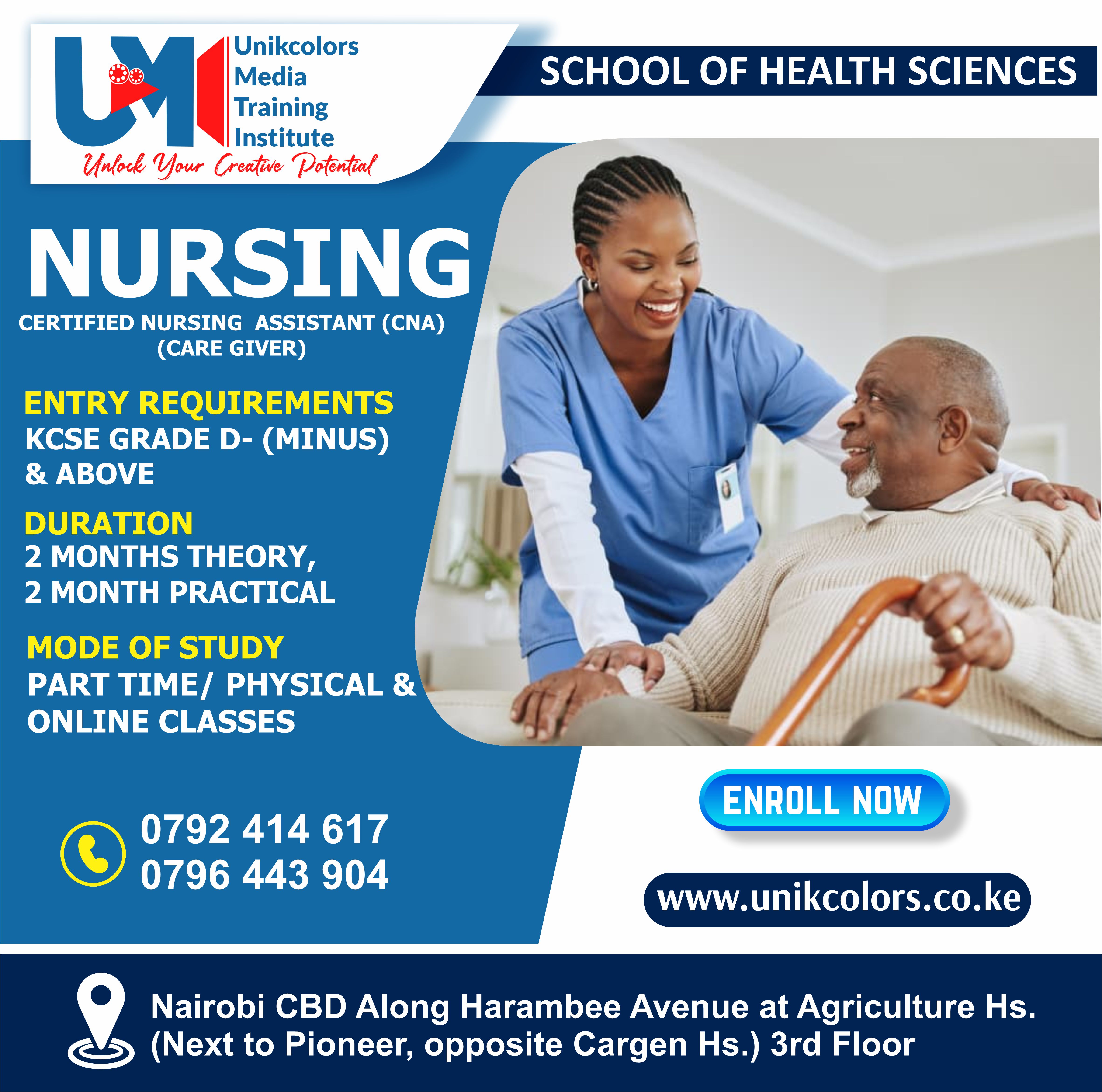 CERTIFIED NURSING ASSISTANT - CARE GIVER COURSE